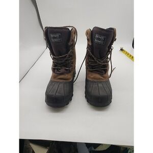 Ranger Thermolite Winter Boots Mens 8 Brown Suede Rubber Duck Snow Insulated